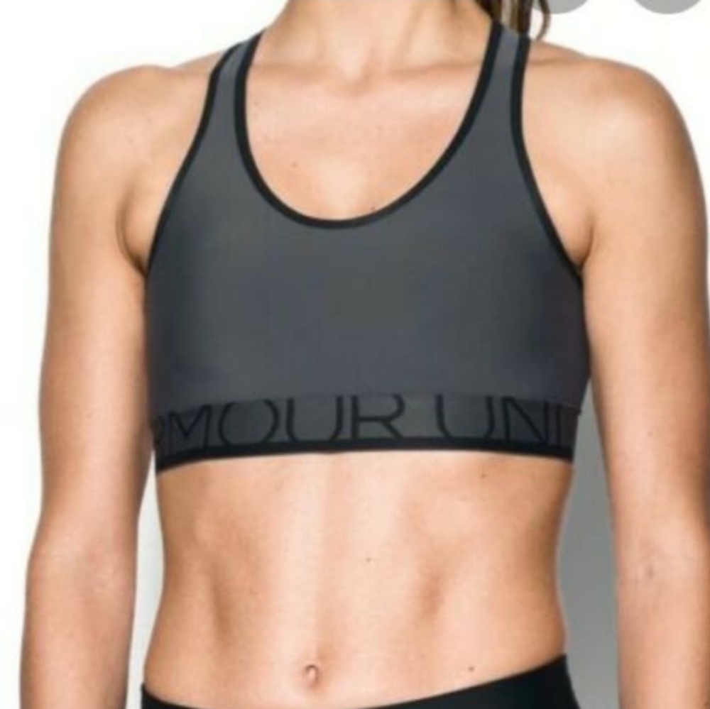 Under Armour Sports Bra Medium Black & Gray